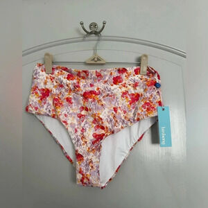 Bare Necessities Floral Bikini Bottom - Multicolor Birdsong